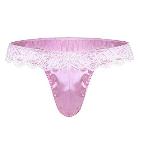 Lingerie 6849AE      Hot Pink Sissy Pantyboy Pouch Sissy Hypnosis Thong Panties