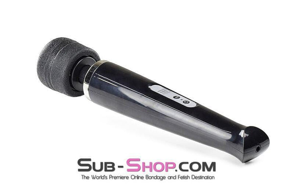 Massager 3311M      Rechargeable 10 Speed Black Wand Massager-Black