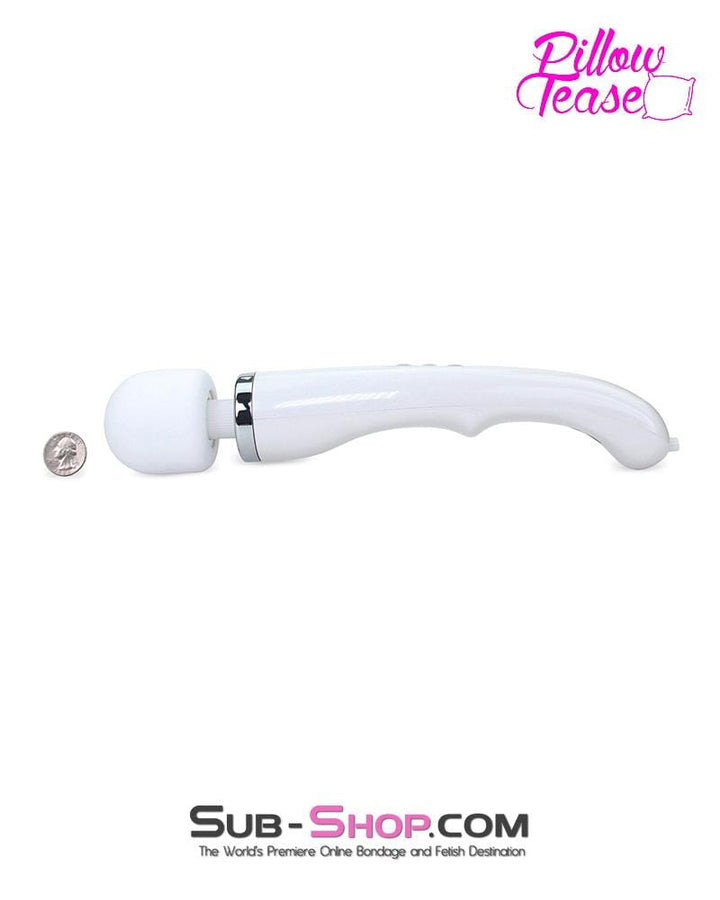 Massager 3453M      30 Speed Wireless USB Rechargeable Magic Wand Vibrator, White