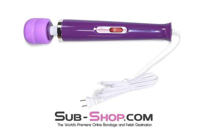 Massager 6958R      Purple Magic Massager Two Speed Wand Vibrator