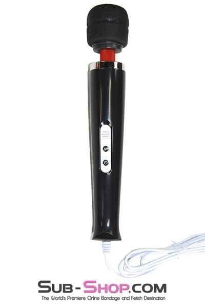 Massager 6960R      10 Speed Magic Wand Massager, Black