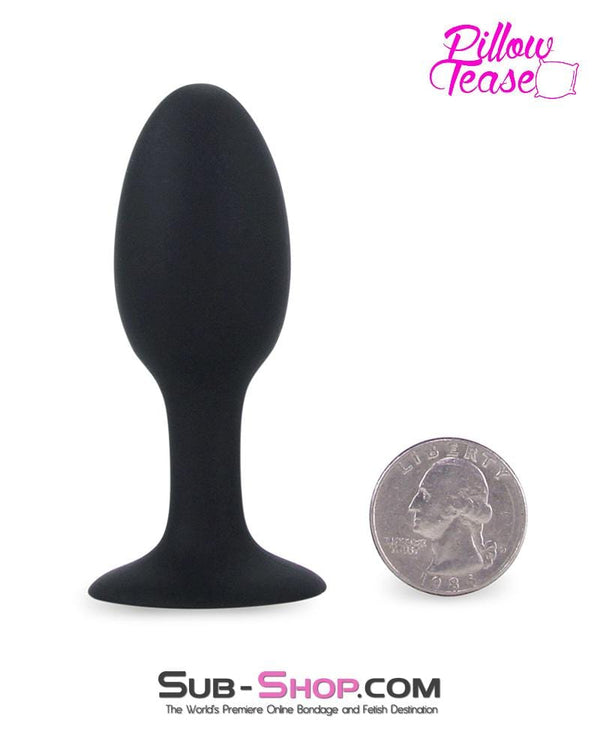 MEGA Deal 0415E      Small Vibro Ball Silicone Butt Plug - LAST CHANCE - Final Closeout!