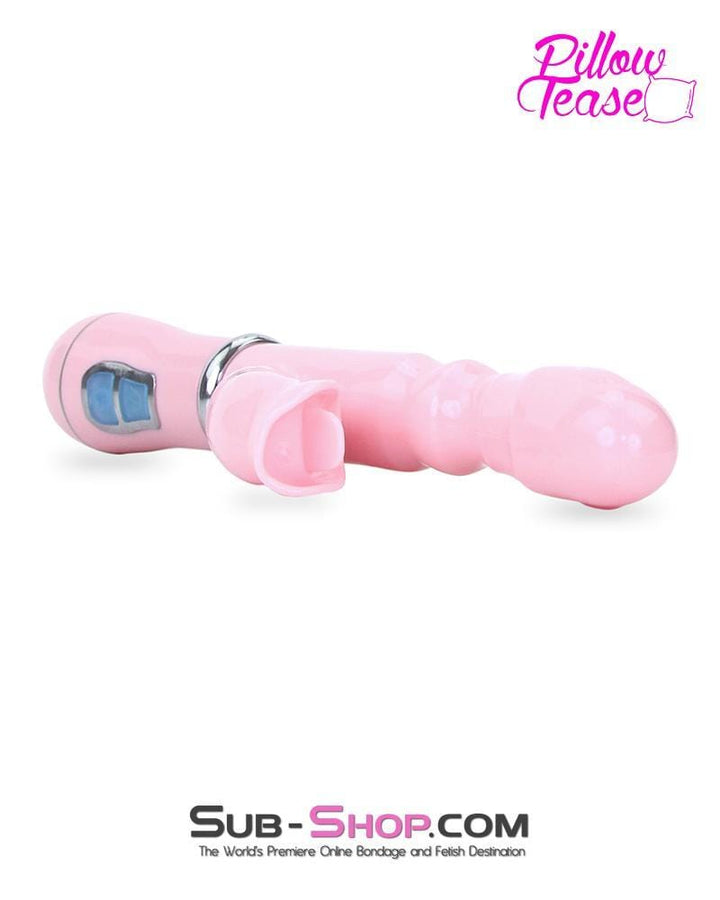 MEGA Deal 0469E      Clit Licker Pink 12 Function Demi Vibe - LAST CHANCE - Final Closeout!
