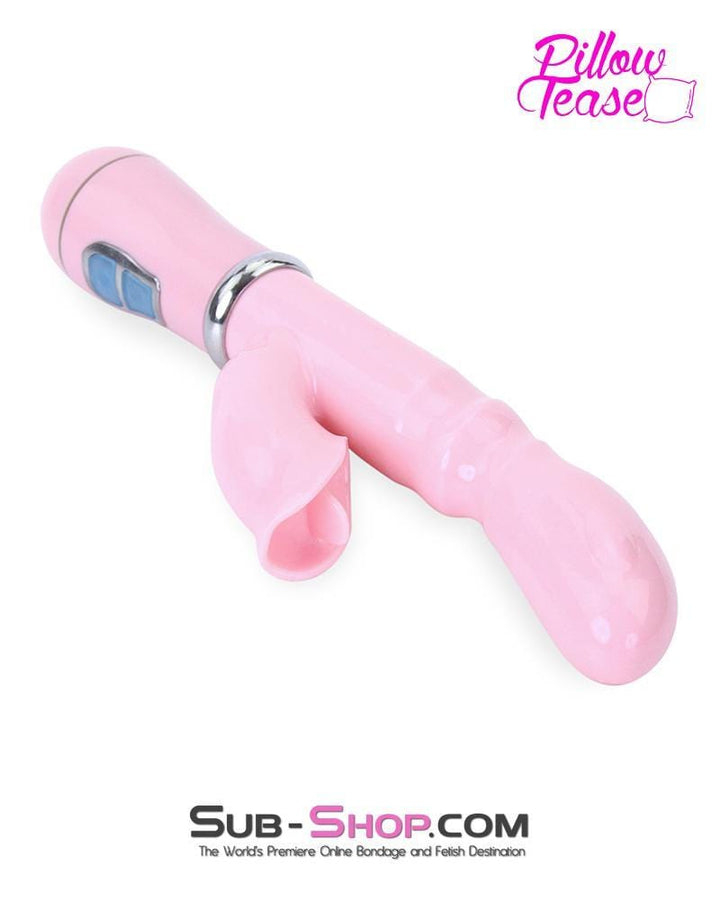 MEGA Deal 0469E      Clit Licker Pink 12 Function Demi Vibe - LAST CHANCE - Final Closeout!
