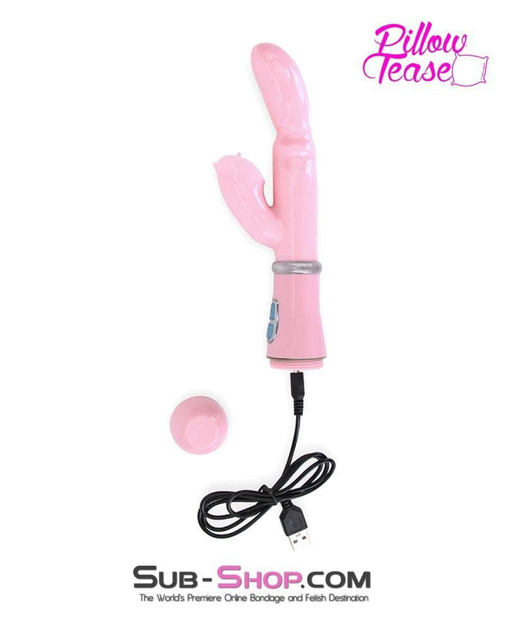 MEGA Deal 0469E      Clit Licker Pink 12 Function Demi Vibe - LAST CHANCE - Final Closeout!