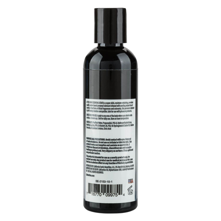 MEGA Deal 0496C      Chill After Dark Essentials Chill Cooling Water-Based Personal Lubricant 4 fl. oz. - LAST CHANCE - Final Closeout!