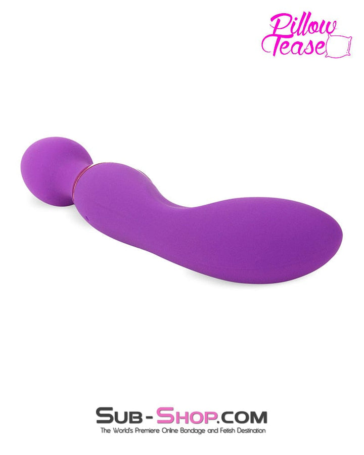 MEGA Deal 0608E      Luxe 10 Function Dual Motor Silicone Rechargeable Wand Massager - LAST CHANCE - Final Closeout!