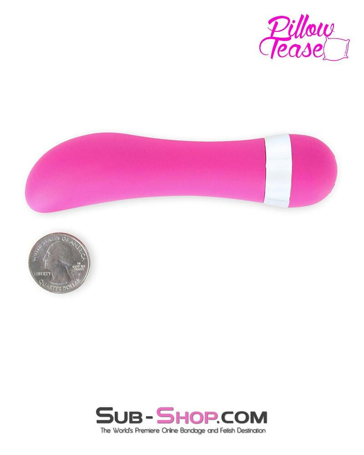 MEGA Deal 0638E      Curved Tip Pink Bullet Mini Vibrator - LAST CHANCE - Final Closeout!