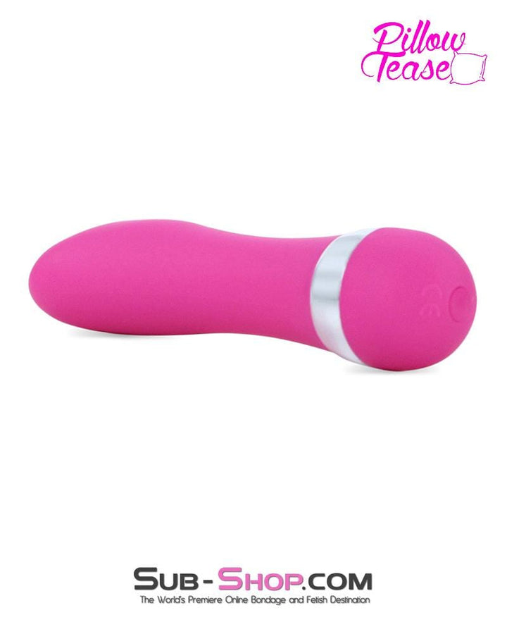 MEGA Deal 0638E      Curved Tip Pink Bullet Mini Vibrator - LAST CHANCE - Final Closeout!