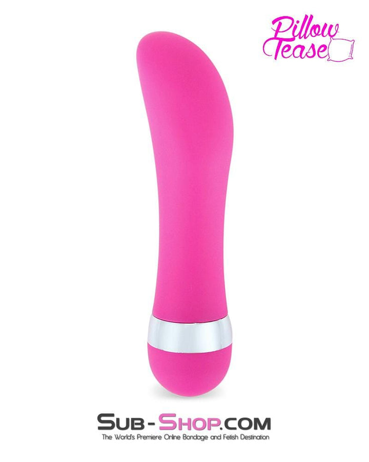 MEGA Deal 0638E      Curved Tip Pink Bullet Mini Vibrator - LAST CHANCE - Final Closeout!