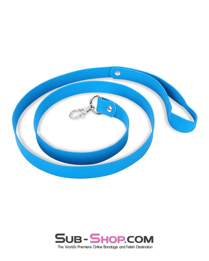 MEGA Deal 1718MQ      Tantric Blue Vegan Leather Long Leash - MEGA Deal