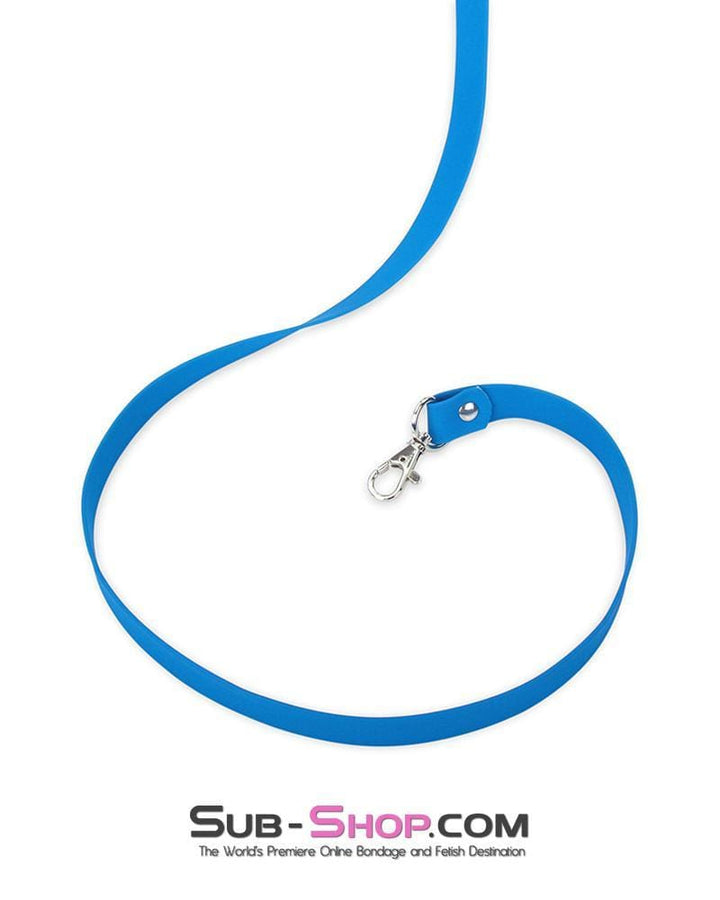 MEGA Deal 1718MQ      Tantric Blue Vegan Leather Long Leash - MEGA Deal