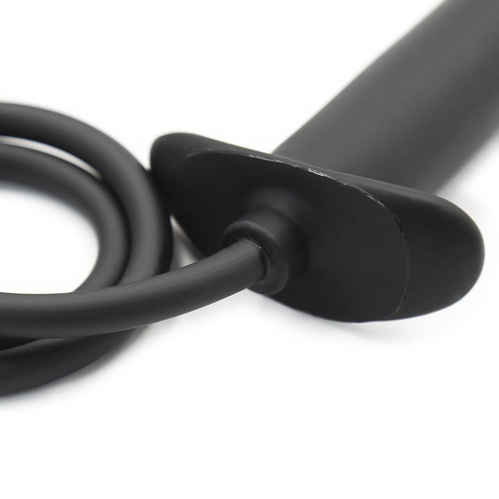 MEGA Deal 1821MQ      Inflatable Black Rubber Anal Plug - MEGA Deal
