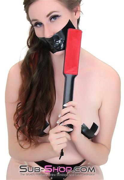 MEGA Deal 1838DL      Rosy Cheeks Fleece and Leatherette Two-Sided Slapper Paddle - MEGA Deal