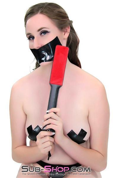 MEGA Deal 1838DL      Rosy Cheeks Fleece and Leatherette Two-Sided Slapper Paddle - MEGA Deal