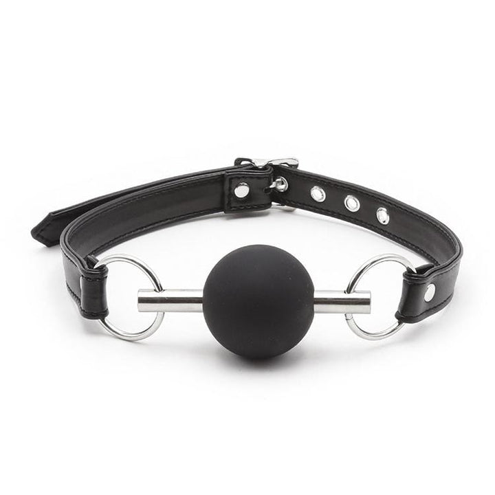 MEGA Deal 2106MQ      Chomp at the Bit Black Silicone Ball Gag - MEGA Deal