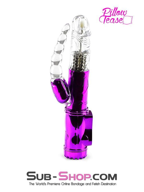 MEGA Deal 2207M      Soft Vibrator with Rotating Beads and Vibrating Anal Tail - LAST CHANCE - Final Closeout!