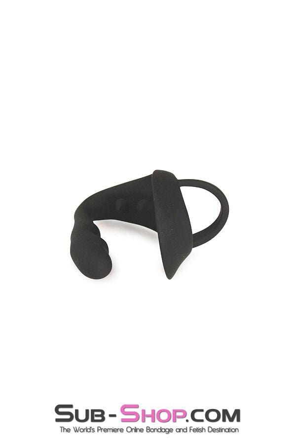 MEGA Deal 2390M      Prostate Plug with Stay Harder Cock and Balls Rings - LAST CHANCE - Final Closeout!