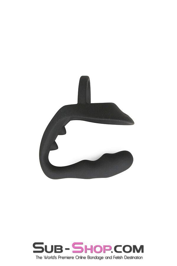 MEGA Deal 2390M      Prostate Plug with Stay Harder Cock and Balls Rings - LAST CHANCE - Final Closeout!