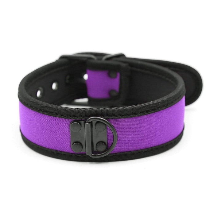 MEGA Deal 2602MQ      Purple Neoprene Lined Soft Bondage Play Collar - LAST CHANCE - Final Closeout!