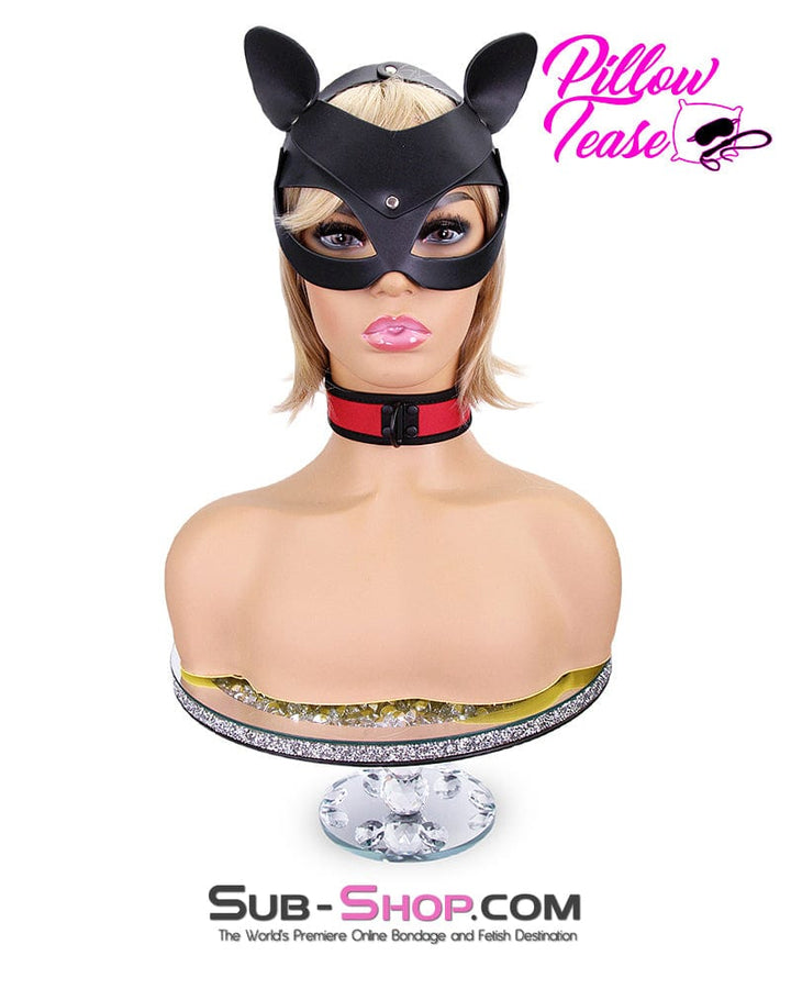 MEGA Deal 2613MQ      Red Neoprene Lined Soft Bondage Play Collar - LAST CHANCE - Final Closeout!