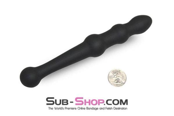 MEGA Deal 2715M      Mini Slim Beginner’s Double Ended Silicone Anal Dildo - LAST CHANCE - Final Closeout!