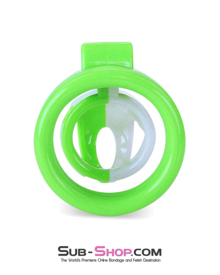 MEGA Deal 2742M      Green Hell Cock Cuff Chastity Cage - LAST CHANCE - Final Closeout!