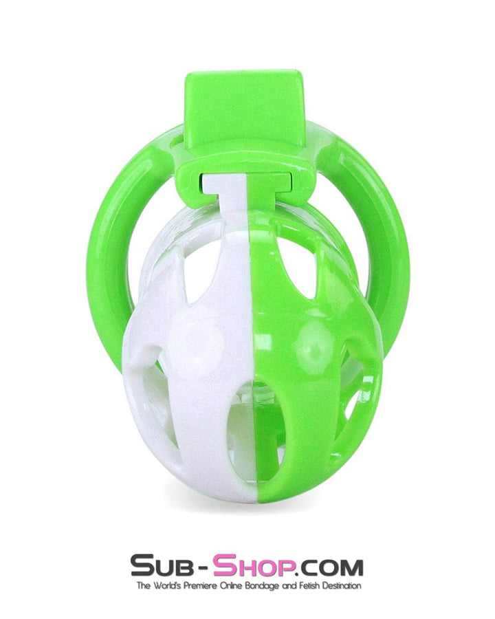 MEGA Deal 2742M      Green Hell Cock Cuff Chastity Cage - LAST CHANCE - Final Closeout!