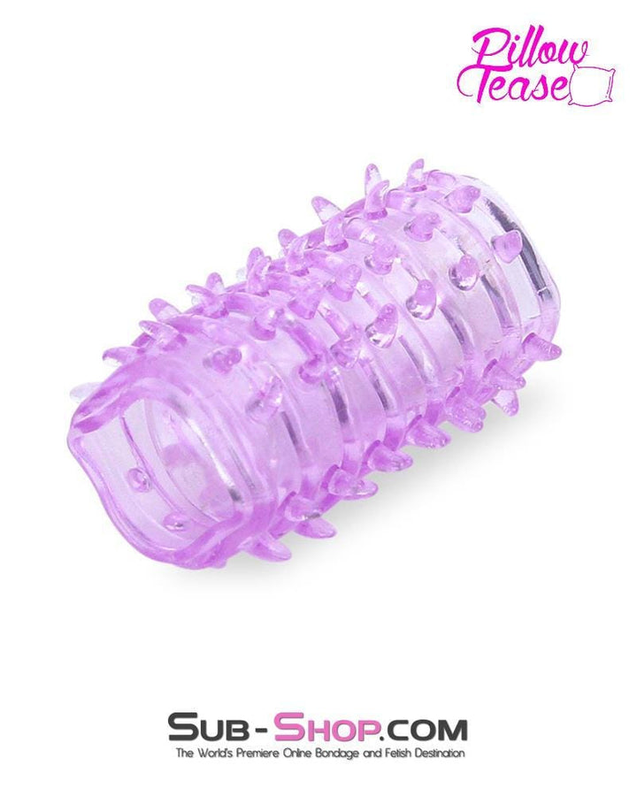 MEGA Deal 2922M      Nubby Purple Finger, Dildo or Vibrator Super Stimulation Sleeve - MEGA Deal
