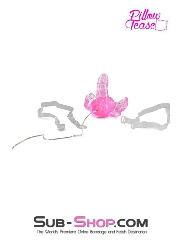 MEGA Deal 3454M      Happy Little Butterfly Strap-In Vibrating Mini-Dildo with Fluttering Wings - LAST CHANCE - Final Closeout!