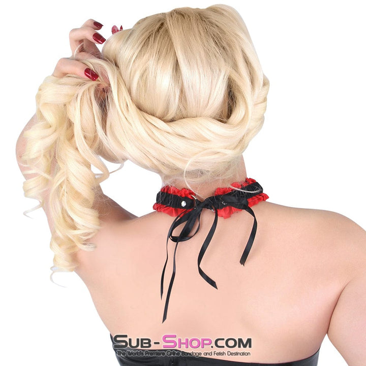 MEGA Deal 3471M      Hearts on My Sleeves Princess Heart Collar and Wrist Cuffs Set with Detachable Chains - LAST CHANCE - Final Closeout!