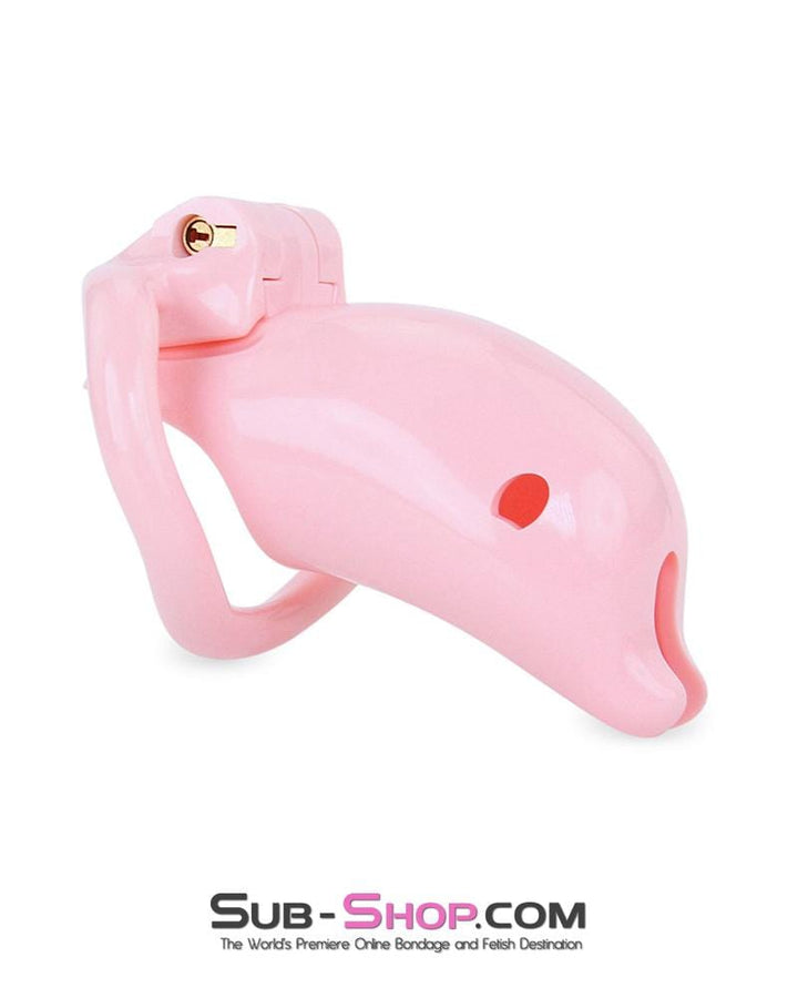 MEGA Deal 3733M      Bottled Up Sissy Pink High Security Male Chastity Tease and Torment Device - LAST CHANCE - Final Closeout!