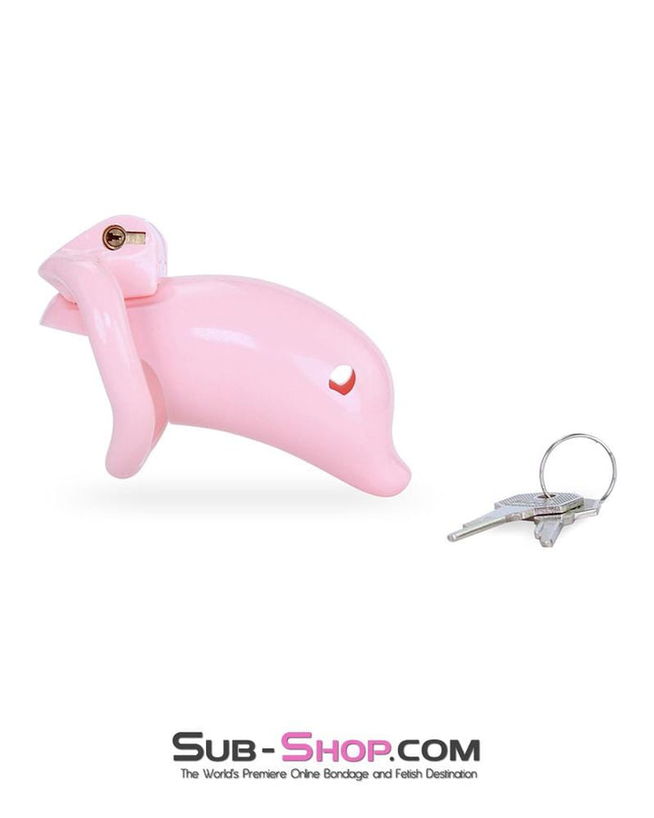 MEGA Deal 3733M      Bottled Up Sissy Pink High Security Male Chastity Tease and Torment Device - LAST CHANCE - Final Closeout!
