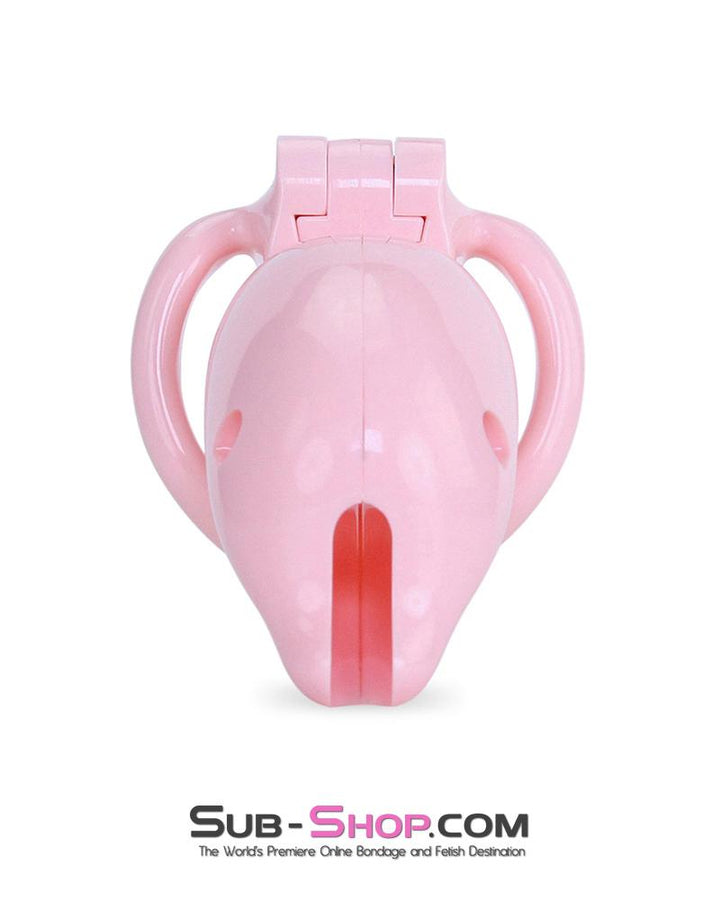 MEGA Deal 3733M      Bottled Up Sissy Pink High Security Male Chastity Tease and Torment Device - LAST CHANCE - Final Closeout!