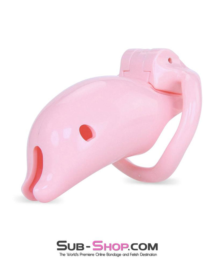 MEGA Deal 3733M      Bottled Up Sissy Pink High Security Male Chastity Tease and Torment Device - LAST CHANCE - Final Closeout!