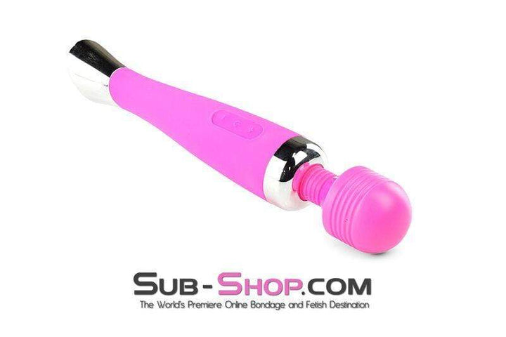 MEGA Deal 5776M      Multi-Function Rechargeable Pink Passion Vibrator Wand - LAST CHANCE - Final Closeout!