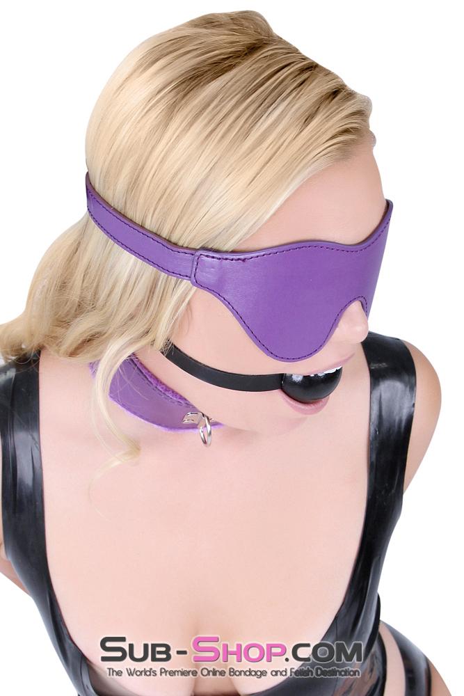 MEGA Deal 6778MQ      Purple Seduction Lover's Mask Velcro Blindfold - LAST CHANCE - Final Closeout!