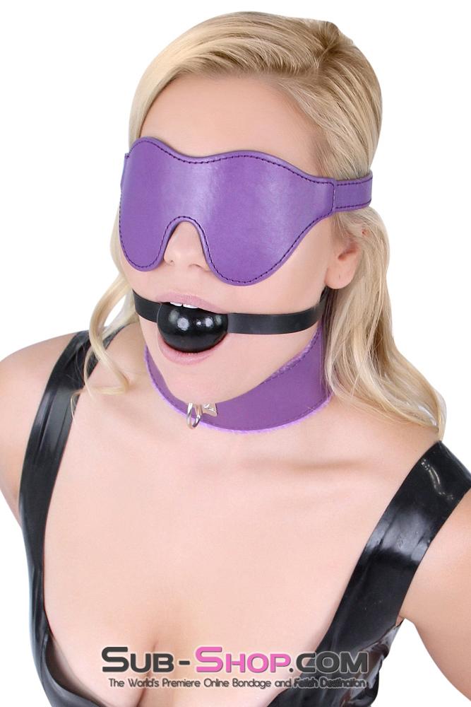 MEGA Deal 6778MQ      Purple Seduction Lover's Mask Velcro Blindfold - LAST CHANCE - Final Closeout!