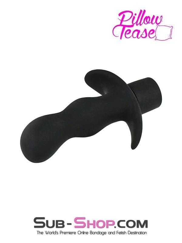 MEGA Deal 6947M      Vibrating Black Silicone Prostate Pleaser - LAST CHANCE - Final Closeout!