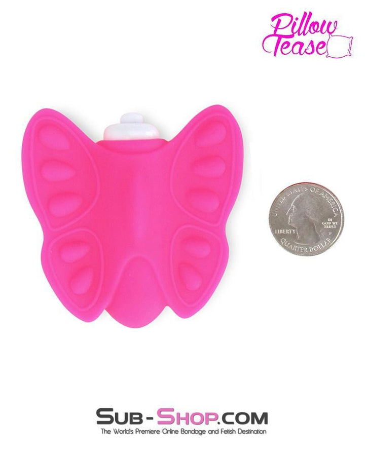 MEGA Deal 7089E      Wireless Pink Butterfly Silicone Bullet Massager - LAST CHANCE - Final Closeout!