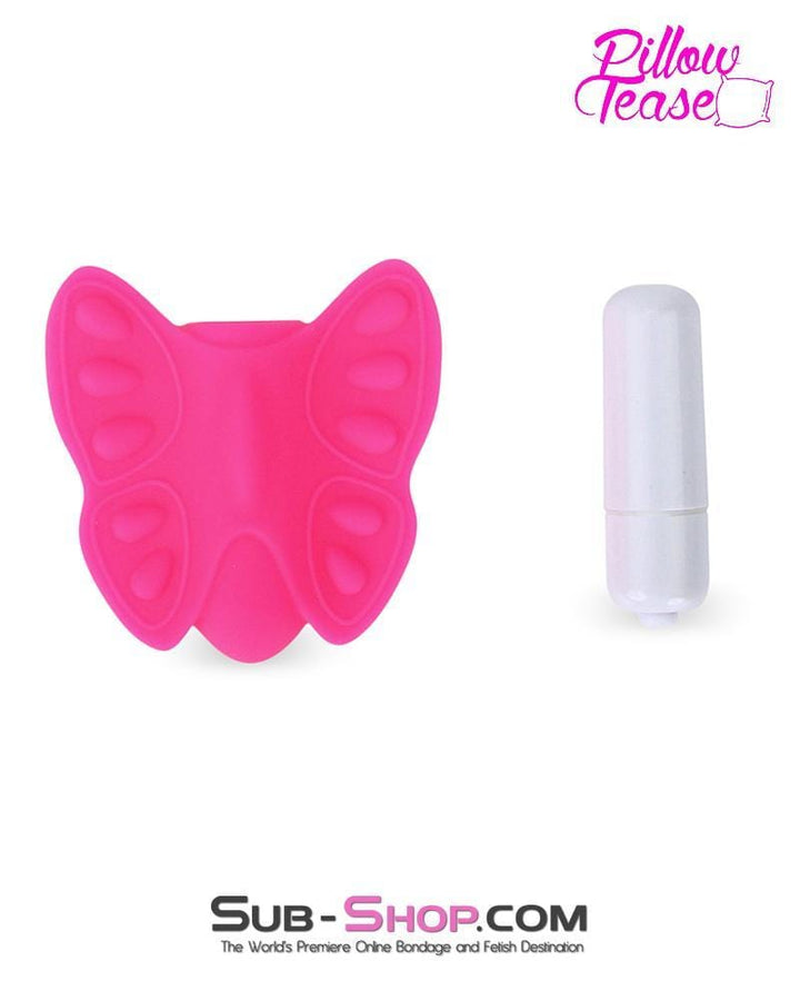 MEGA Deal 7089E      Wireless Pink Butterfly Silicone Bullet Massager - LAST CHANCE - Final Closeout!