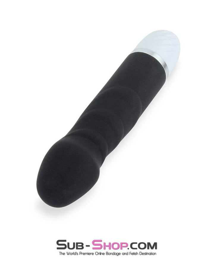 MEGA Deal 7226M      Ridged Variable Speed Vibrating Silicone Penis - LAST CHANCE - Final Closeout!