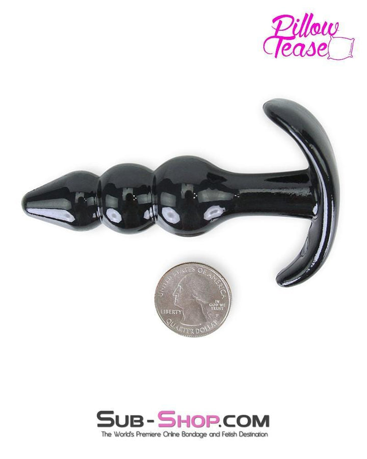MEGA Deal 7307E      Small Jelly Triple Ripple Anal Plug - LAST CHANCE - Final Closeout!