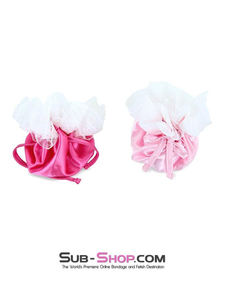 MEGA Deal 7317AE      Forced Feminization Hot Pink Sissy Boi Cock & Balls Pouch Crossdressing Gear - MEGA Deal