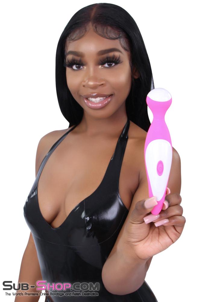 MEGA Deal 7351M      Rechargeable 7 Function Overdrive Pink Silicone Magic Wand Stimulator - LAST CHANCE - Final Closeout!
