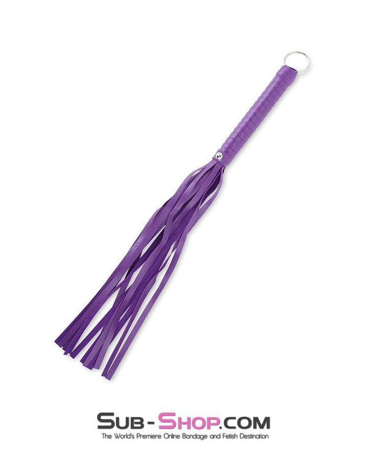 MEGA Deal 7798MQ      Vegan Leather Purple Seduction Whip - LAST CHANCE - Final Closeout!