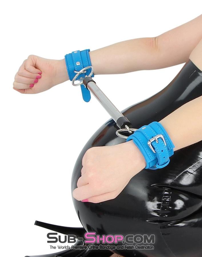 MEGA Deal 8816MQ      Bondage Blues Spreader Bar with Cuffs - LAST CHANCE - Final Closeout!