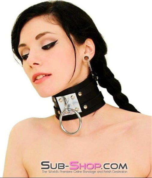 MEGA Deal 8869A     Dungeon Slave Wide Heavy Bondage Collar