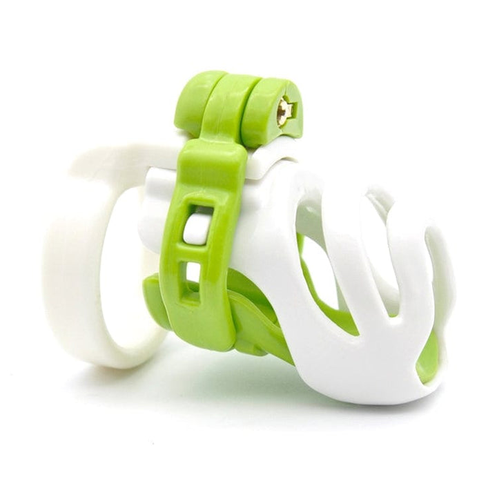 MEGA Deal 9066M      Mean Green Long Male Chastity with Prince Albert Insert - LAST CHANCE - Final Closeout!