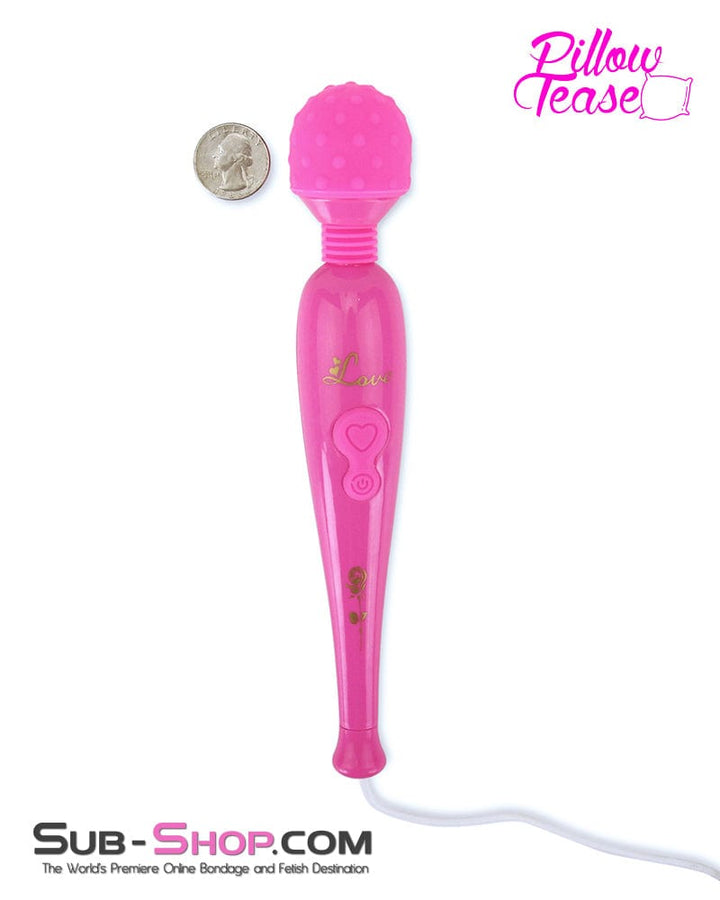 MEGA Deal 9096M      Pink Vibrating Massaging Wand with USB Cord - LAST CHANCE - Final Closeout!